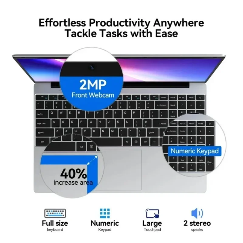 2026 New 15.6' Intel N150 Wind - đánh giá và giá Ddr4 Ram