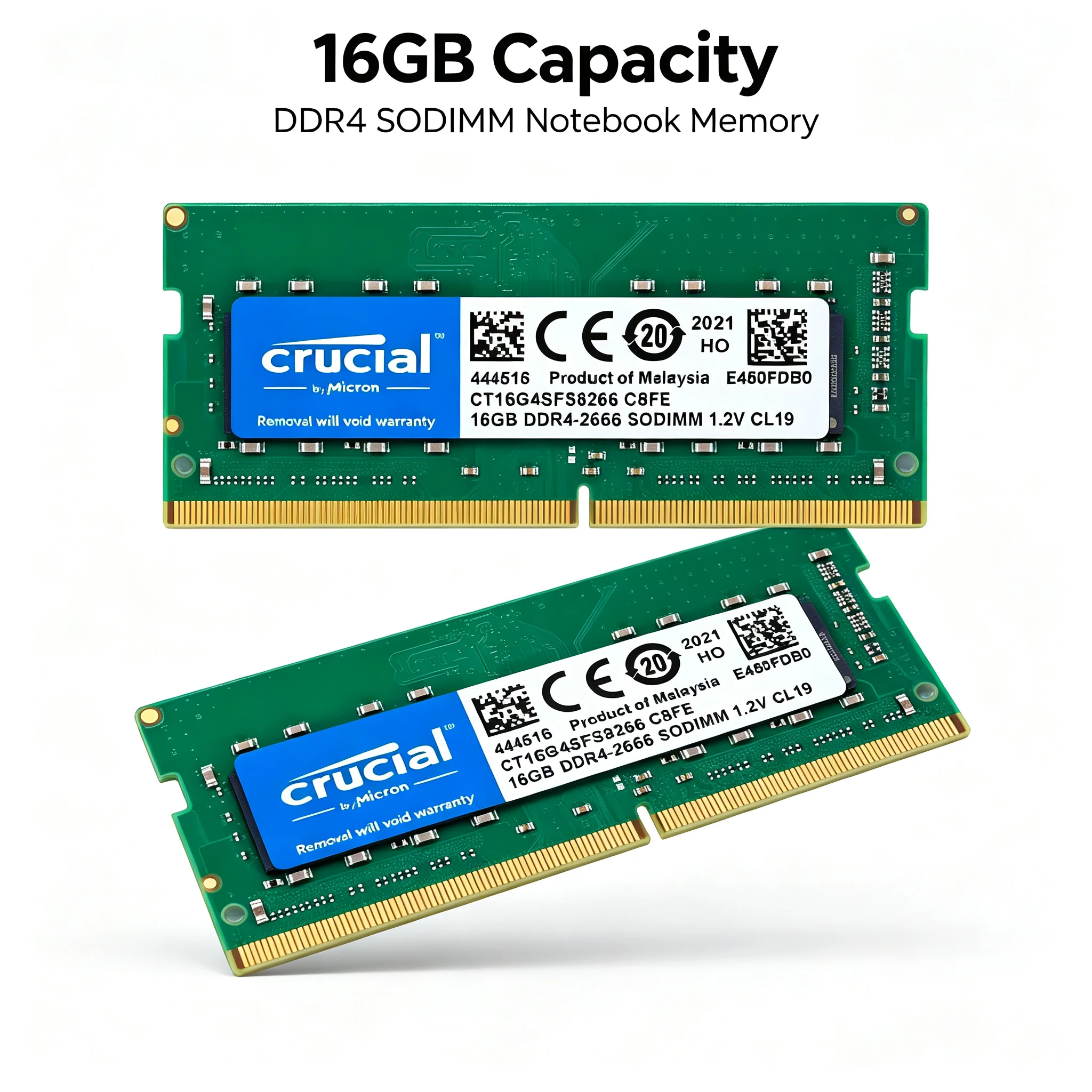 Crucial  1PCS/2PCS DDR4 Laptop - đánh giá và giá Ddr4 3200Mhz