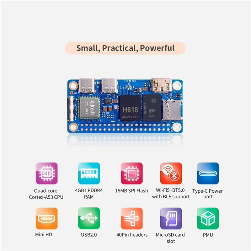 For Orange Pi Zero 2W Developm - đánh giá và giá Ram Memory Module