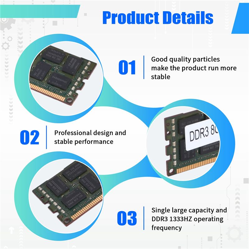 8GB DDR3 1333MHZ Ecc Ram Memor - đánh giá và giá Ecc Ram Server