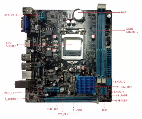 H61 ATX Power Supply LGA1150 M - đánh giá và giá Ddr3 Ram