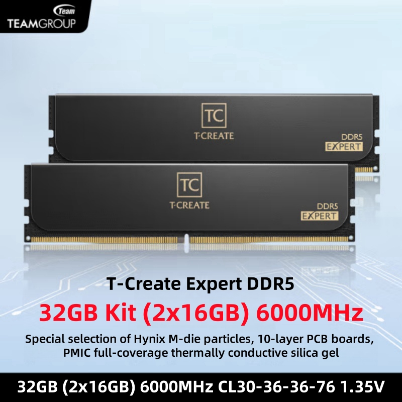 TEAMGROUP T-Create Expert CL30 - đánh giá và giá Ram Memory Module